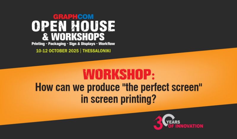 Εικόνα για την κατηγορία Workshop: How can we produce "the perfect screen" in screen printing?