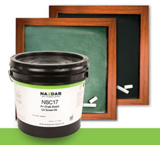Picture of Nazdar NSC17 & NSC18 A+ Chalk Board UV Screen Inks