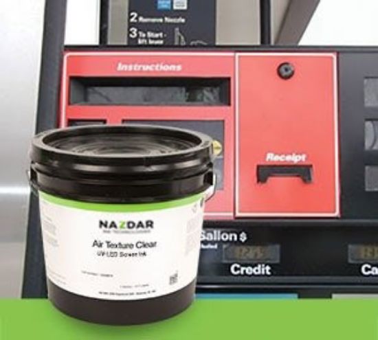 Εικόνα της Nazdar NSC340's Durable UV-LED Air Texture Clear Screen Inks