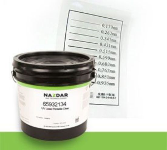 Εικόνα της Nazdar 65932134 Special UV Laser Printable Clear